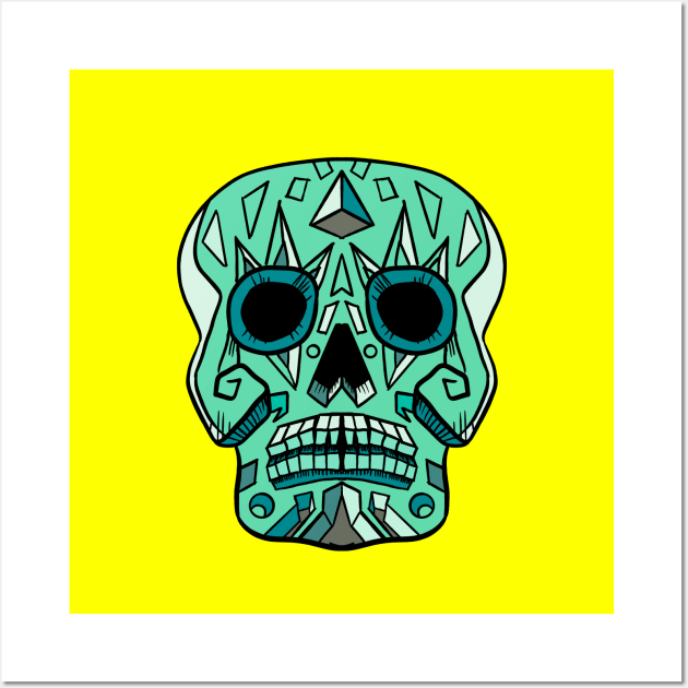 Candy skull 4 Wall Art by fakeface